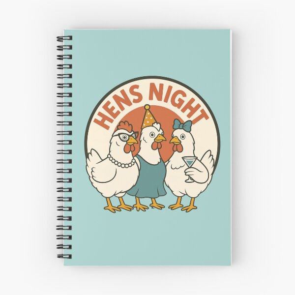 Item preview, Hens Night – Funny Retro Party Chickens designed and sold by hangmeart.