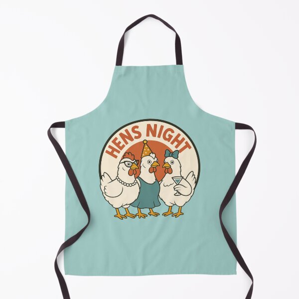 Item preview, Hens Night – Funny Retro Party Chickens designed and sold by hangmeart.