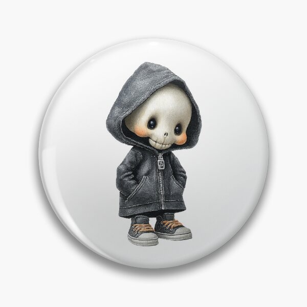 Item preview, Cute Skeleton in Hoodie – Spooky Streetwear Halloween Art designed and sold by Art of Ngu.