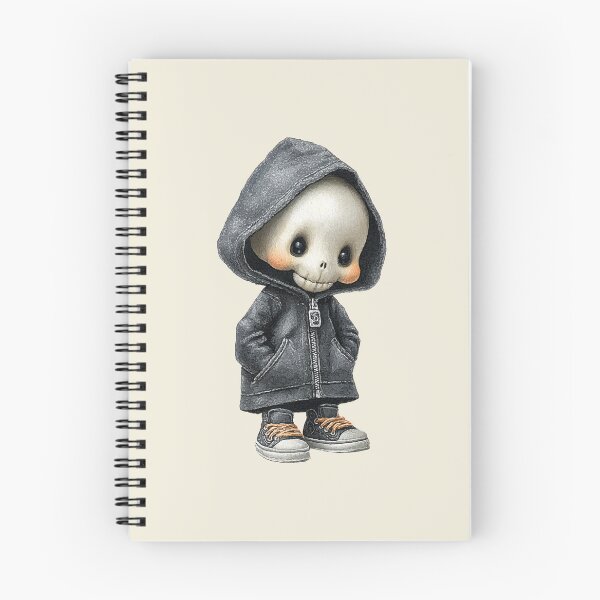 Item preview, Cute Skeleton in Hoodie – Spooky Streetwear Halloween Art designed and sold by Art of Ngu.