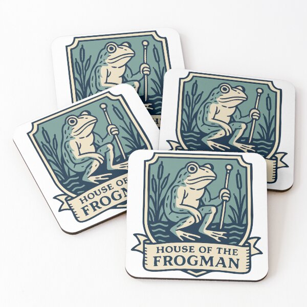 Item preview, Loveland Frogman Heraldry Crest – Cryptid Coat of Arms designed and sold by Folk Bestiary.