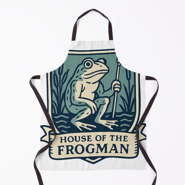 Item preview, Loveland Frogman Heraldry Crest – Cryptid Coat of Arms designed and sold by Folk Bestiary.