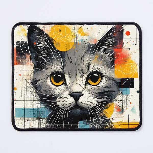 Item preview, Cat Artistic Painting E1D0034 designed and sold by Ekeinekeke.