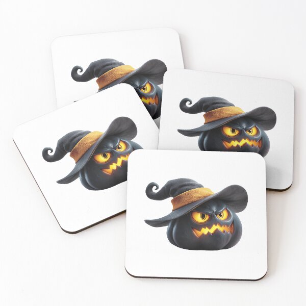 Item preview, Evil Black Pumpkin – Wicked Halloween Jack-o’-Lantern designed and sold by Art of Ngu.