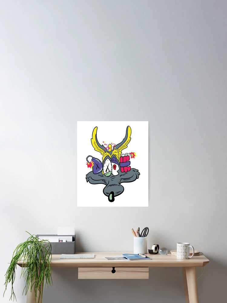 Imagen 2 de 3, Póster con la obra DROGA, diseñada y vendida por ElementCraftLab.