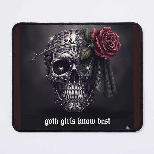 Item preview, Goth skull designed and sold by HuntsmithMerch.