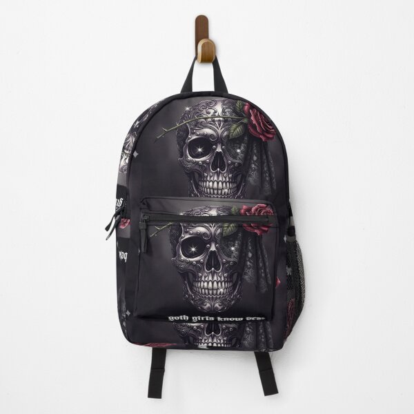 Item preview, Goth skull designed and sold by HuntsmithMerch.