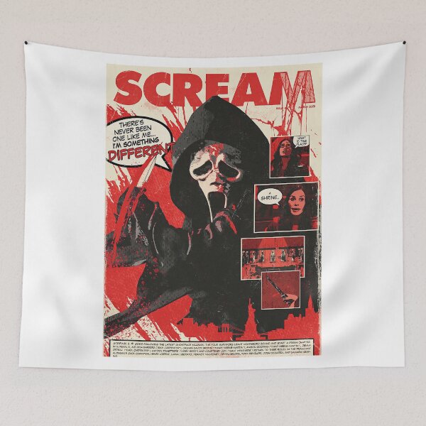 Item preview, Movie Scray Halloween Horror Funny Vintage designed and sold by EerieGagnon.
