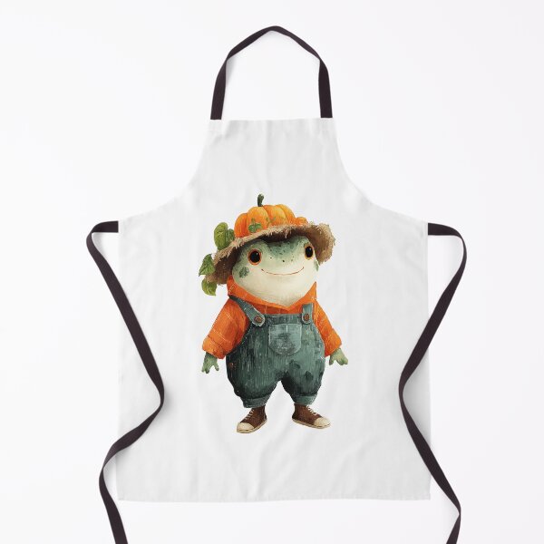Item preview, Whimsical Pumpkin Frog – Autumn Harvest Character Art designed and sold by Art of Ngu.
