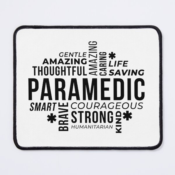 Item preview, Paramedic Word Cloud – Tribute to Everyday Heroes designed and sold by The Creative Visionn.