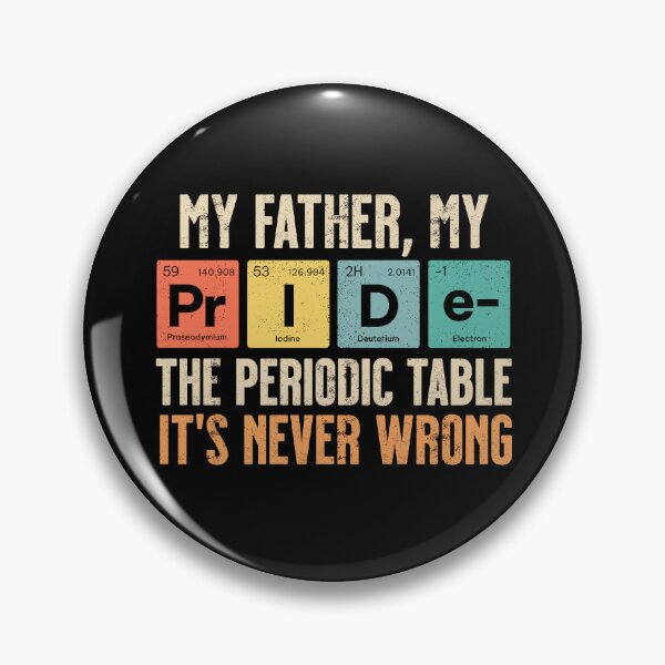 Item preview, My Father My Pride Periodic Table designed and sold by dudelinart.