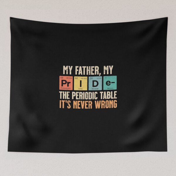 Item preview, My Father My Pride Periodic Table designed and sold by dudelinart.
