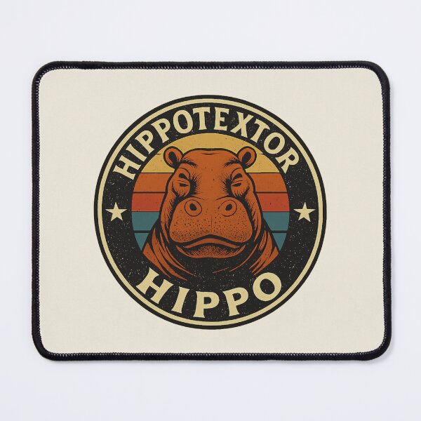 Item preview, Hippotextor – Retro Hippo designed and sold by hangmeart.