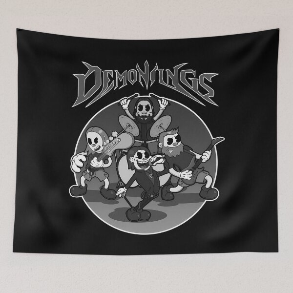 Item preview, Band Shirt Demonwings Cartoon designed and sold by DrDewayDach.