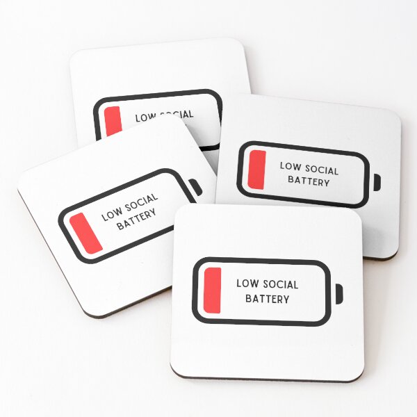 Item preview, Low social battery designed and sold by Keepsie Archives by SMA.