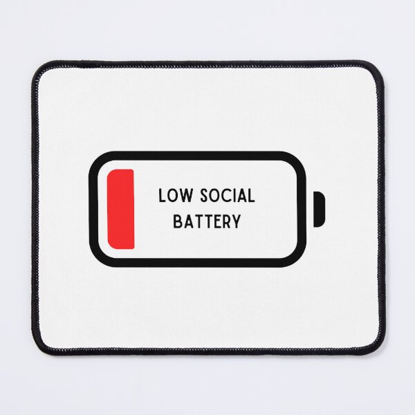 Item preview, Low social battery designed and sold by Letter & Petal.