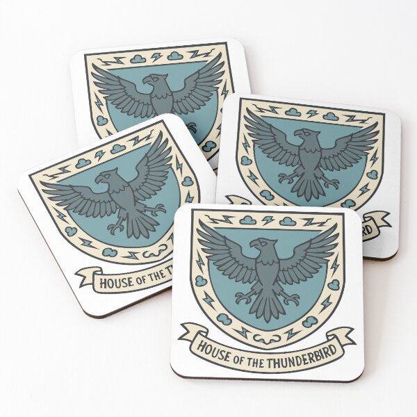 Item preview, Thunderbird Heraldry Crest – Cryptid Coat of Arms designed and sold by Folk Bestiary.