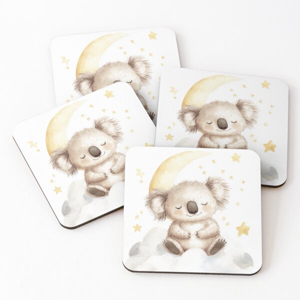 Item preview, Dreamy koala sleeping under the moonlight designed and sold by Jerhus.