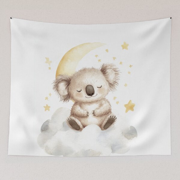 Item preview, Dreamy koala sleeping under the moonlight designed and sold by Jerhus.