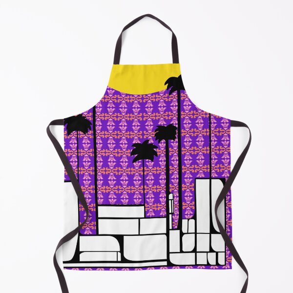 Item preview, Tel Aviv Streetscape Tayelet Purple tiles  designed and sold by French Papyrus Studio.