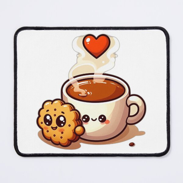 Item preview, Coffee Love – Cute Romantic Coffee Sticker & Illustration designed and sold by trend-forge.