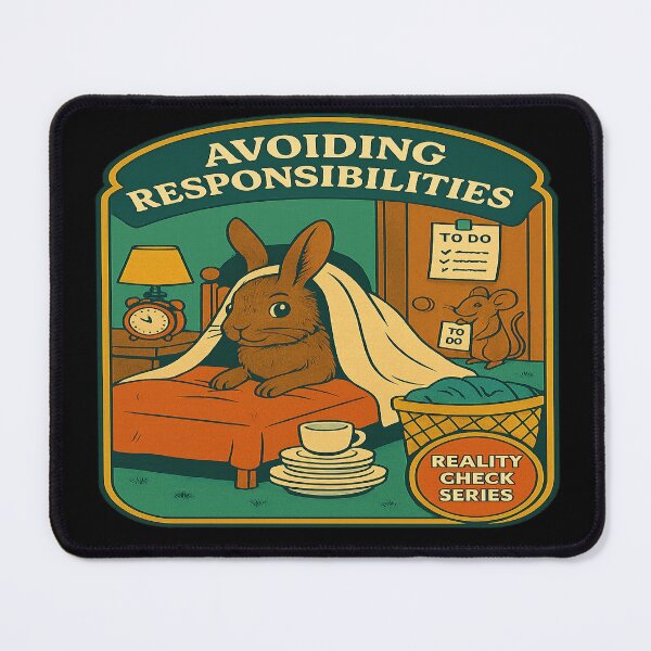 Item preview, Avoiding Responsibilities - One Small Start designed and sold by Derpy Lab .