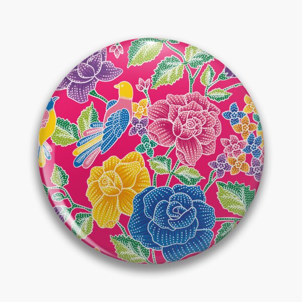 Item preview, Nyonya Batik Rose Pattern designed and sold by YoungLWorkshop.