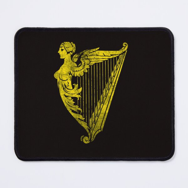 Item preview, Irish Harp Heraldry - Gold Weathered designed and sold by BirdieErdman.