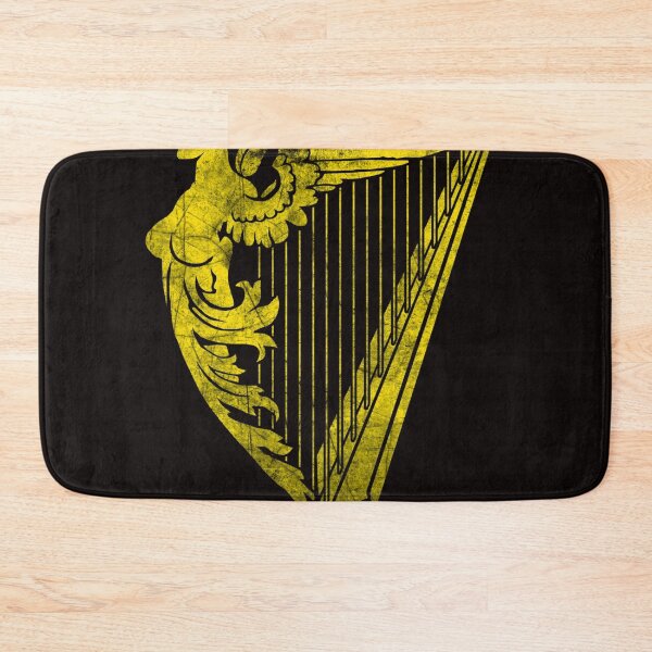 Item preview,  Irish Harp Heraldry - Gold Weathered designed and sold by BirdieErdman.