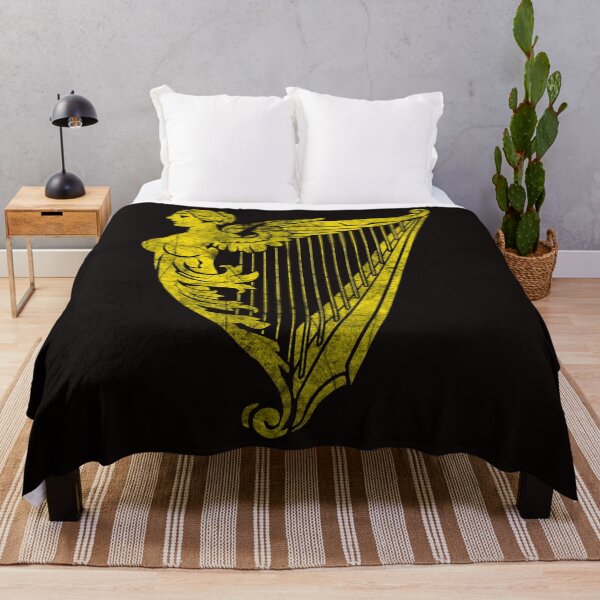 Item preview,  Irish Harp Heraldry - Gold Weathered designed and sold by BirdieErdman.