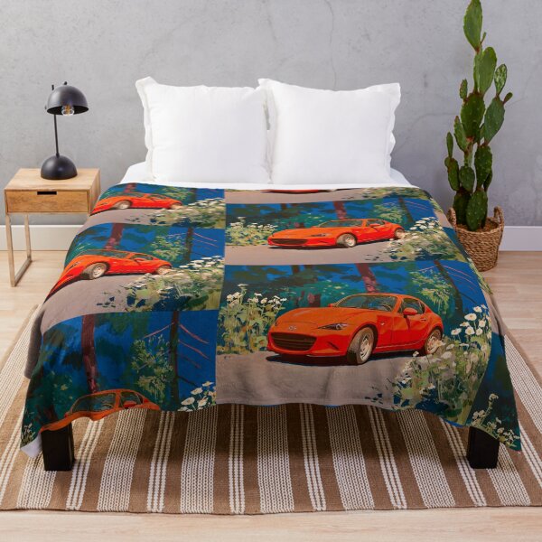 Item preview, MX-5 RF in a forest painting kawaii designed and sold by NiceGoodBetter.