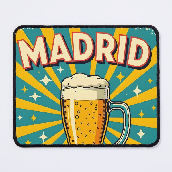 Item preview, Madrid cold beer and olives designed and sold by Ponted.