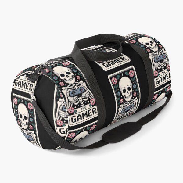 Item preview, The Gamer Skeleton Playing Games Tarot Card Design designed and sold by Blok45.