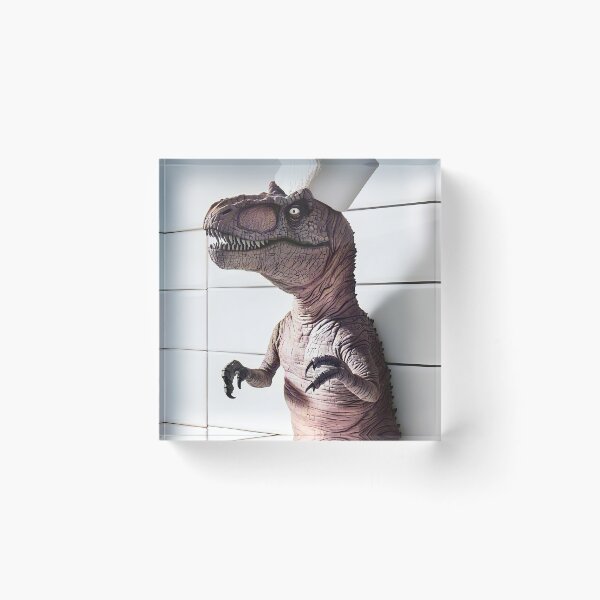 Item preview, Toilet Paper T-Rex, Funny Bathroom Wall Art designed and sold by CheekyAnimalz.