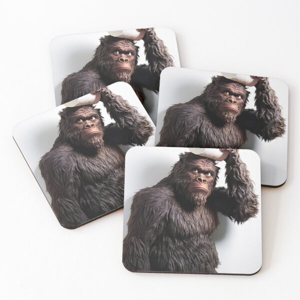 Item preview, Toilet Paper Sasquatch, Funny Bathroom Wall Art designed and sold by CheekyAnimalz.