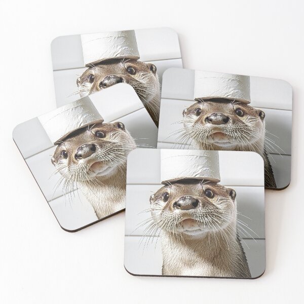 Item preview, Toilet Paper Otter, Funny Bathroom Wall Art designed and sold by CheekyAnimalz.