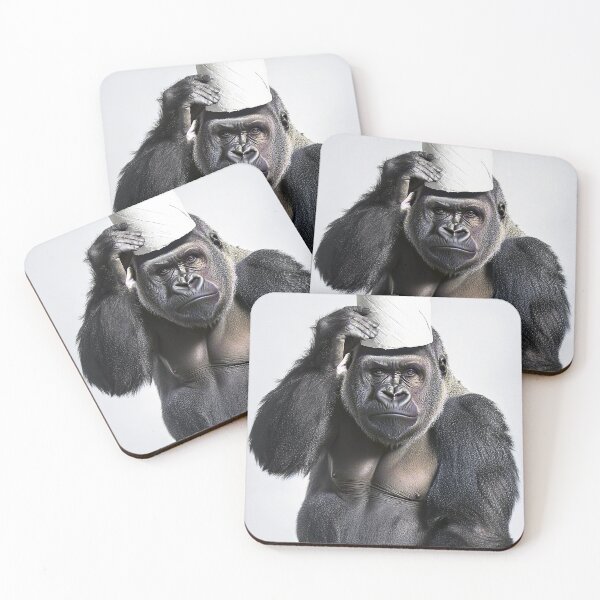 Item preview, Toilet Paper Gorilla Ape, Funny Bathroom Wall Art designed and sold by CheekyAnimalz.