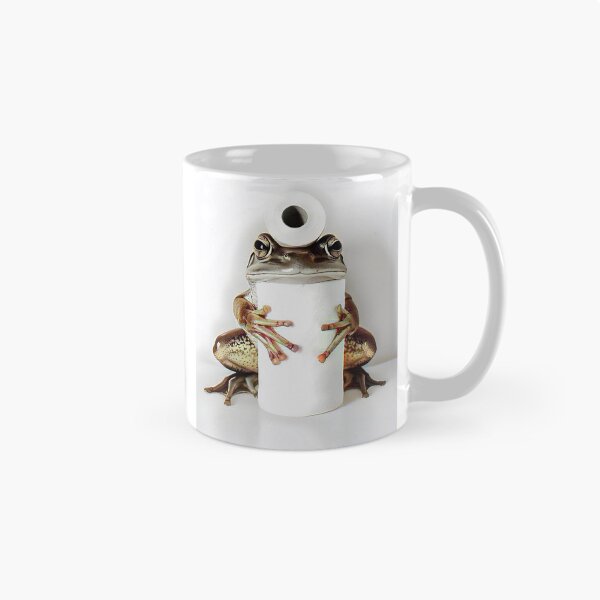 Item preview, Toilet Paper Frog, Funny Bathroom Wall Art designed and sold by CheekyAnimalz.