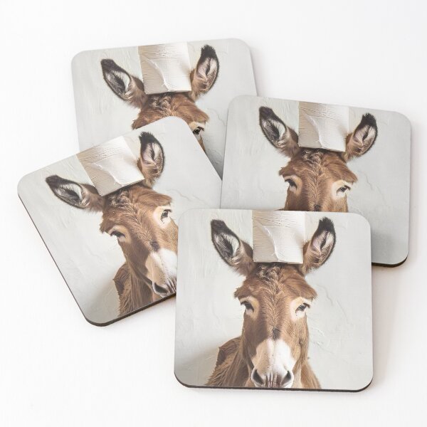 Item preview, Toilet Paper Donkey, Funny Bathroom Wall Art designed and sold by CheekyAnimalz.