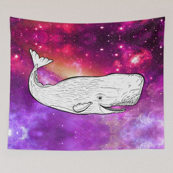 Item preview, Sperm whale in space designed and sold by Dashushka-art.