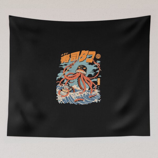 Item preview, Black The Tako Sushi designed and sold by WinfriedHiller.