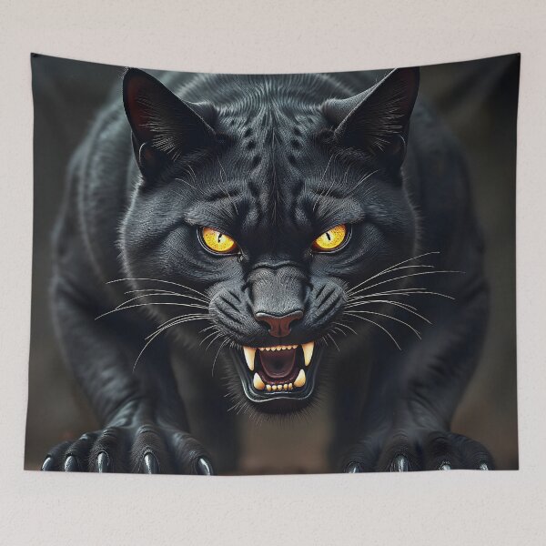Item preview, Beautiful, Powerful Black Panther, Puma designed and sold by Huskyyy Designs.