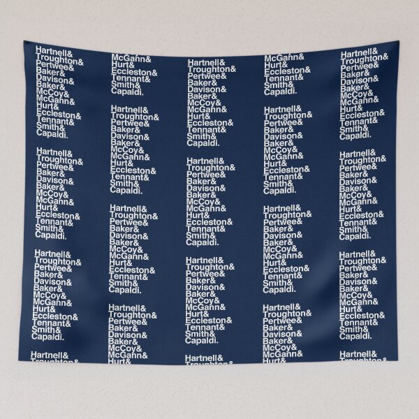 Item preview, All Doctor - Hartnell to Capaldi, With Hurt   designed and sold by Genrenrend.