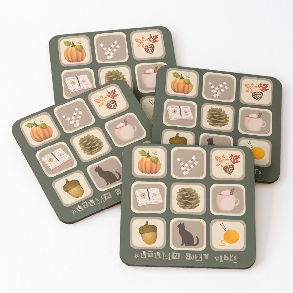 Item preview,  AUTUMN COZY VIBES ON stamps postage 2 designed and sold by MKH GARDEN STORE.