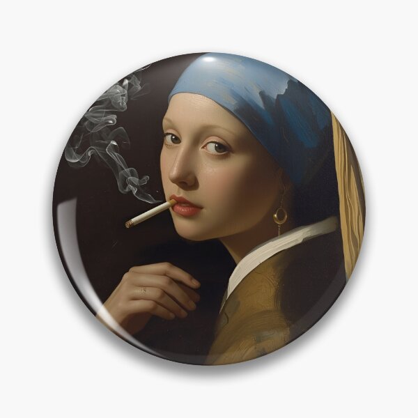 Item preview, Classic Painting Smoking Meme Art designed and sold by Nomuradi.