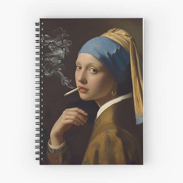 Item preview, Classic Painting Smoking Meme Art designed and sold by Nomuradi.