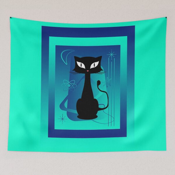 Item preview, Cool Cat at Night designed and sold by RoGoArt.