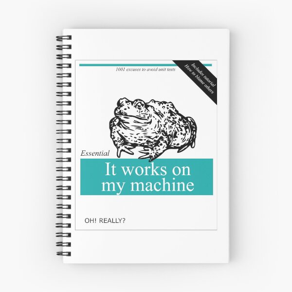 Item preview, It works on my machine designed and sold by Caldofran.
