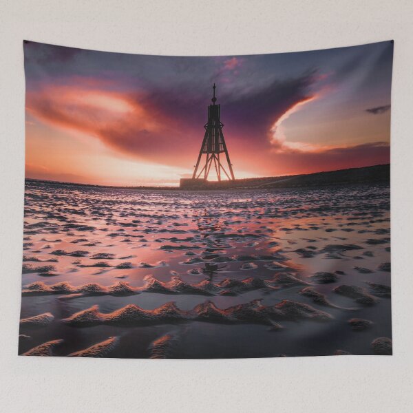 Item preview, Sunrise in the mudflats panorama designed and sold by holgerbrandt.photo.