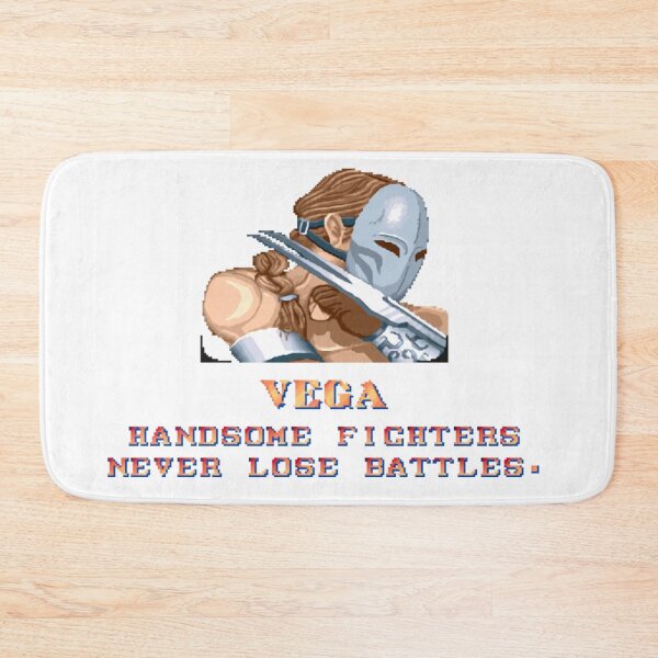 Item preview, Vega Handsome Fighters Quote Street Fighter designed and sold by PixelArena Gaming.